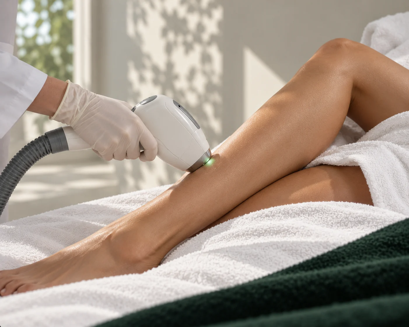 Épilation laser Casablanca, jambes, au cabinet Laser House