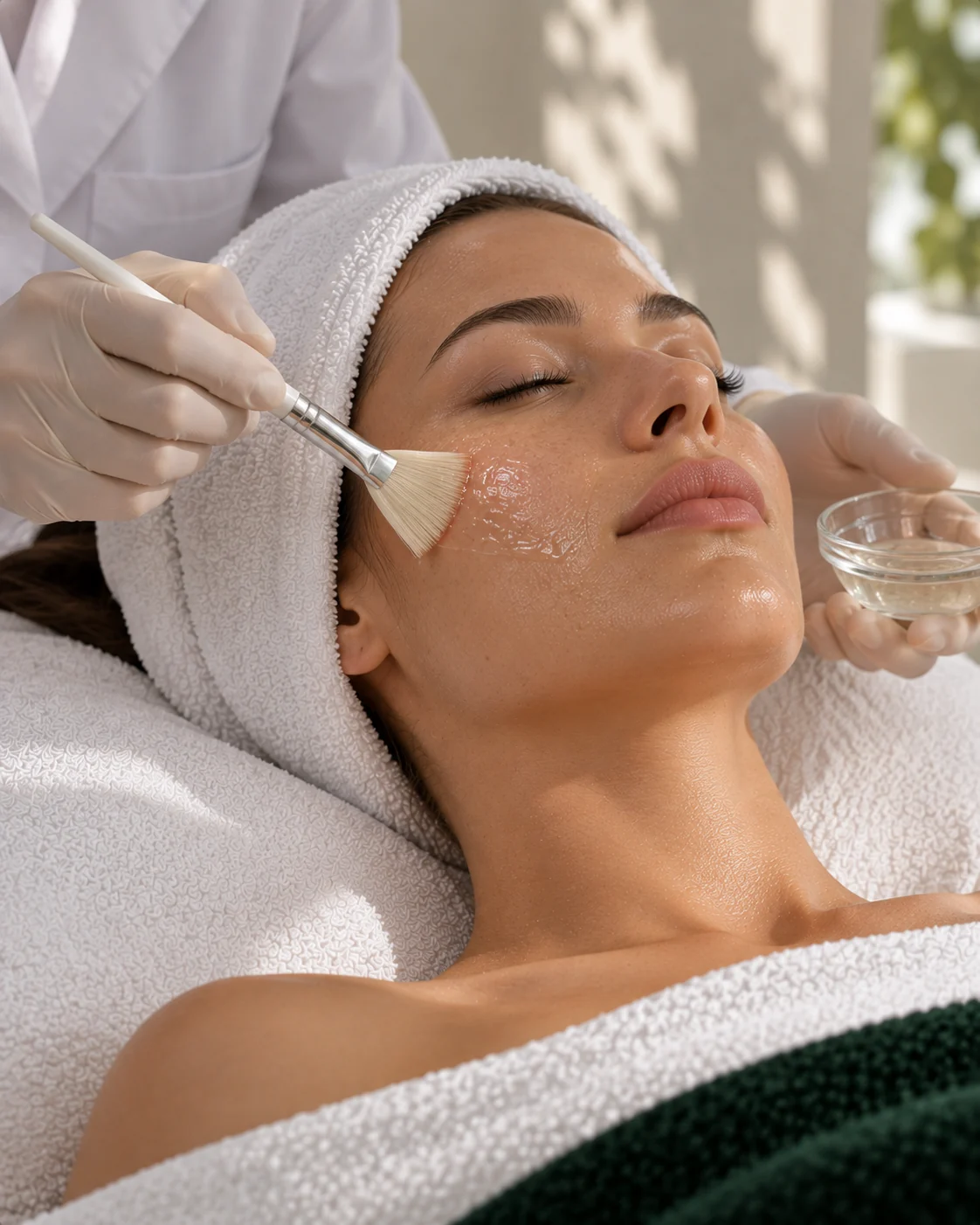 Peeling du visage au cabinet Laser House à Casablanca